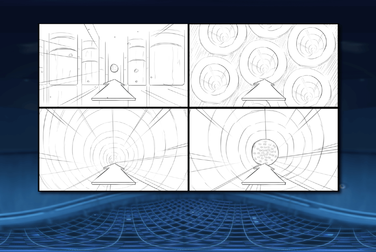 edf vr experience storyboard sketching