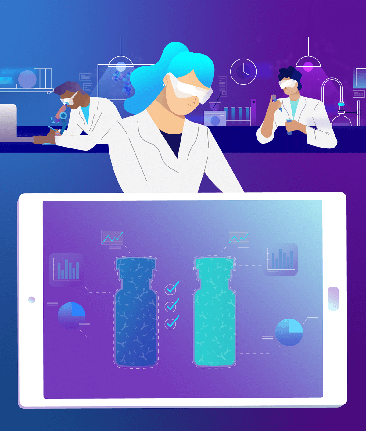 merck animated campaign images