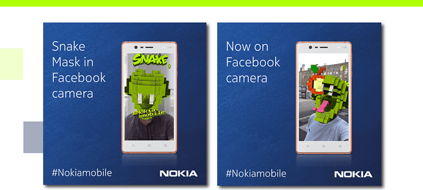 nokia snake ar experience facebook 