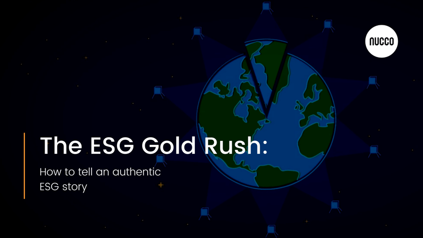 esg gold rush telling an authentic esg story